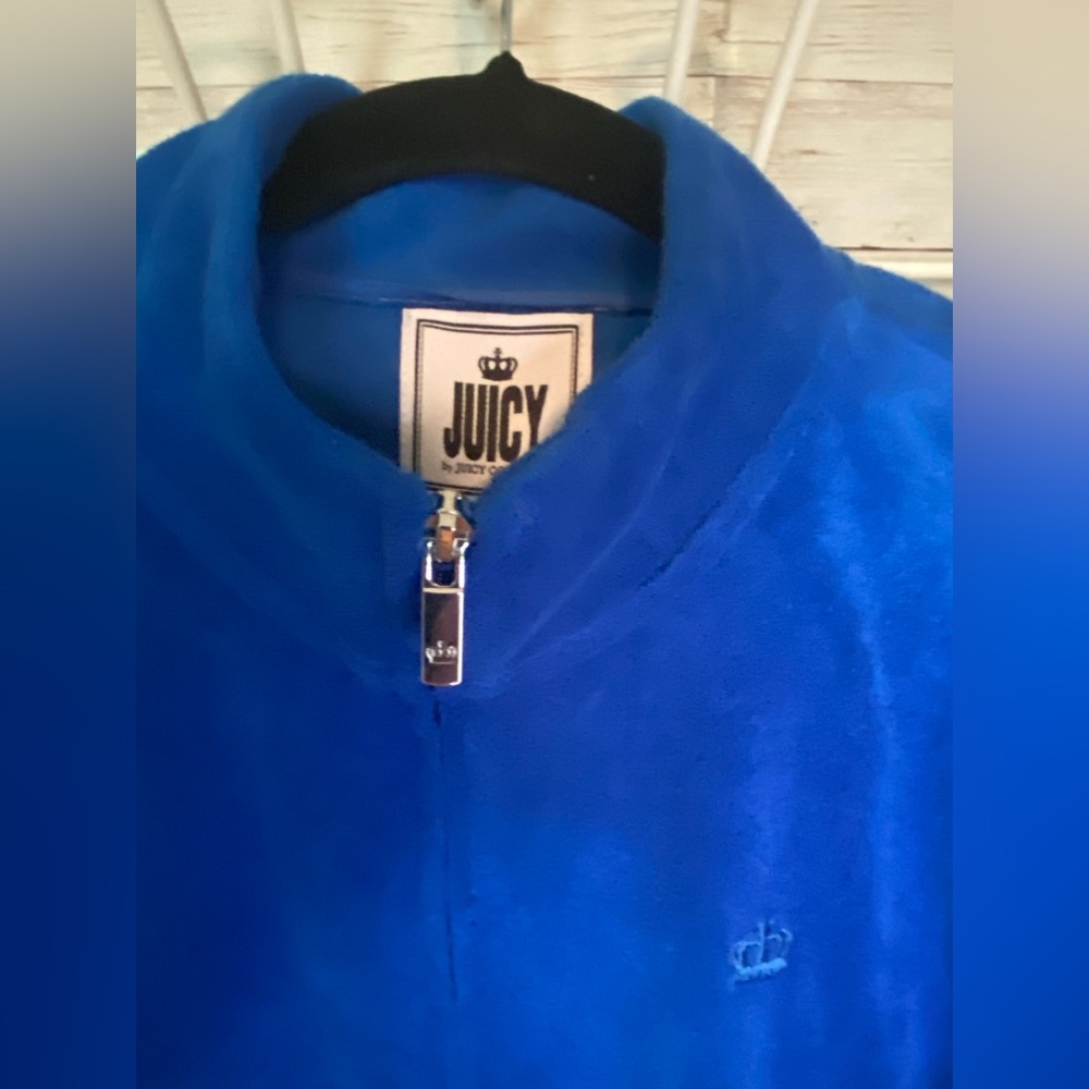 Juicy Couture  terry cloth zip up PTP 20” - Picture 2 of 5
